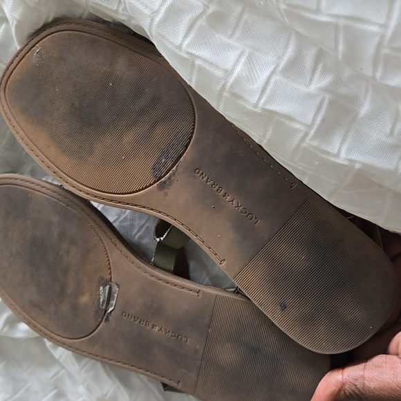 Lucky Brand Women's Forest Green Strappy Bohemian Sandals 9M - Picture 6 of 7